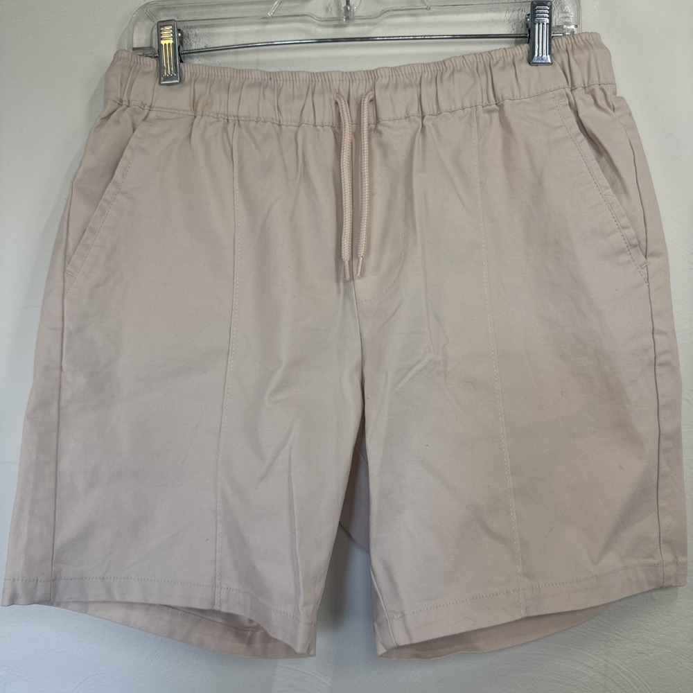 ASOS Design Men's Blush Pink Size M Shorts Elastic  Drawstring Waist Pockets